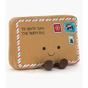 Jellycat Amuseables Letter to Santa 7-Inch Plushie